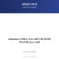 Adaptateur USB-C vers LAN 2.5G (RJ45) RTL8156 ALU +LED