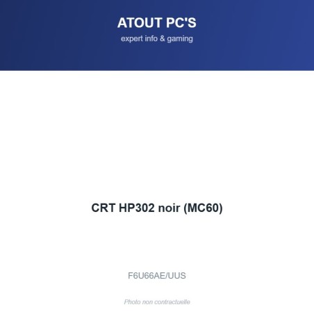 CRT HP302 noir (MC60)