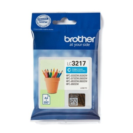 Brother LC3217C Cartouche CYAN 550p (coli/5)