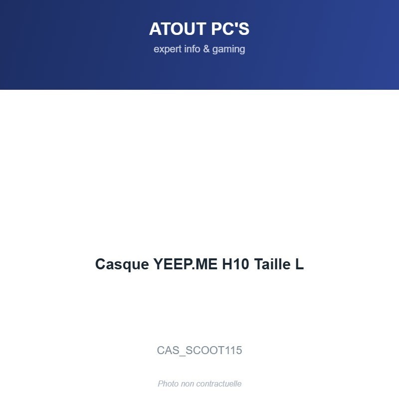 Casque YEEP.ME H10 Taille L