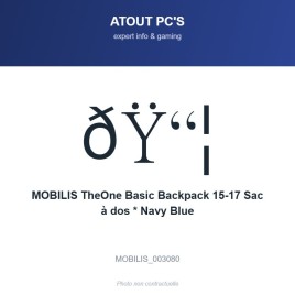 MOBILIS TheOne Basic Backpack 15-17 Sac à dos * Navy Blue