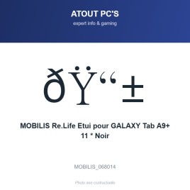 MOBILIS Re.Life Etui pour GALAXY Tab A9+ 11 * Noir