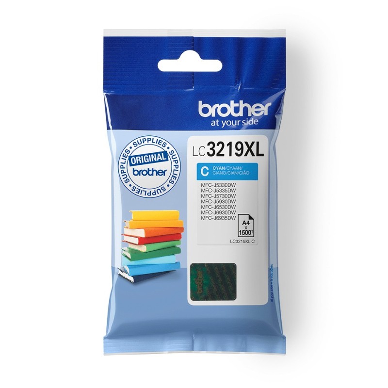 Brother LC3219XLC Cart Cyan ht cap 1500p (coli/5)