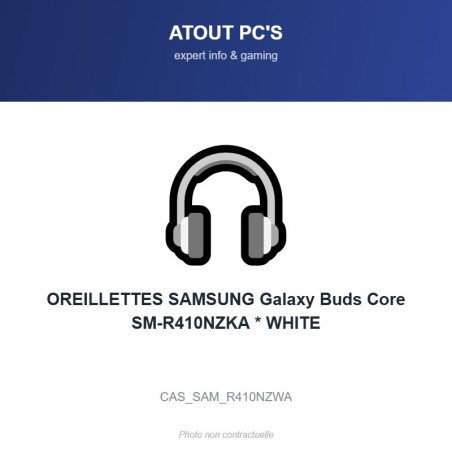 OREILLETTES SAMSUNG Galaxy Buds Core SM-R410NZKA * WHITE