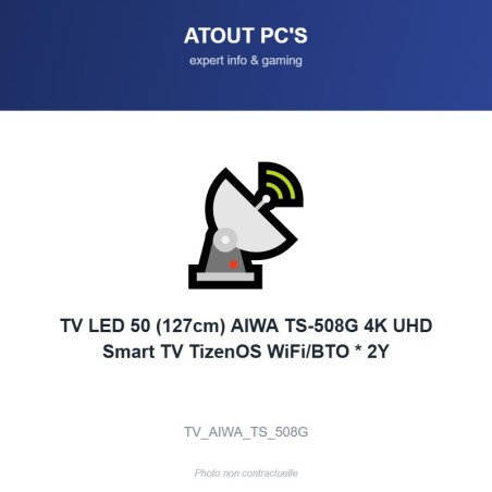 TV LED 50 (127cm) AIWA TS-508G 4K UHD Smart TV TizenOS WiFi/BTO * 2Y
