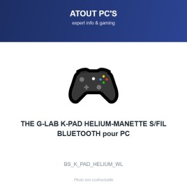 THE G-LAB K-PAD HELIUM-MANETTE S/FIL BLUETOOTH pour PC