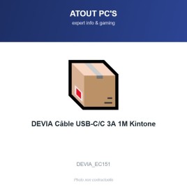 DEVIA Câble USB-C/C 3A 1M Kintone