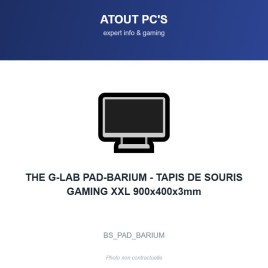 THE G-LAB PAD-BARIUM - TAPIS DE SOURIS GAMING XXL 900x400x3mm