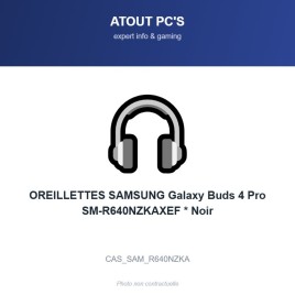 OREILLETTES SAMSUNG Galaxy Buds 4 Pro SM-R640NZKAXEF * Noir