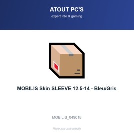 MOBILIS Skin SLEEVE 12.5-14 - Bleu/Gris