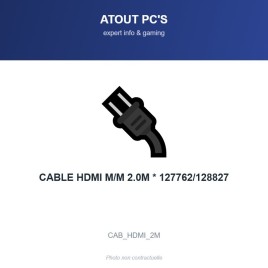 CABLE HDMI M/M 2.0M * 127762/128827