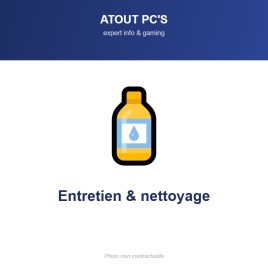 DACOMEX Kit de nettoyage pour écrans plats/LCD + chiffon MF * 190805