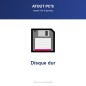 HEDEN Boitier EXT. USB3 pour HDD 2,5 SATA ALU BROSSé ROUGE