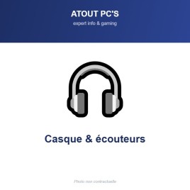 THE G-LAB KORP COBALT Casque GAMING +Micro X-Bass PC/PS4/Xbox * Blanc
