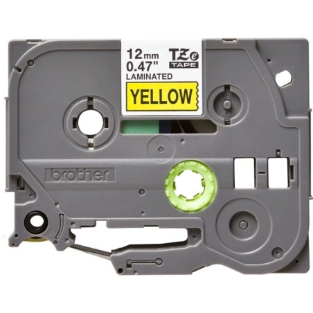 RUBAN noir/jaune (12mm)