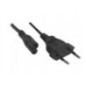 CABLE ALIM. NB CEE 7 (M) vers IEC C7 (F) Bipolaire Noir 3.0m * 808311