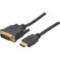 CABLE HDMI (M) vers DVI 24+1 (M) * 3.00M - 127881