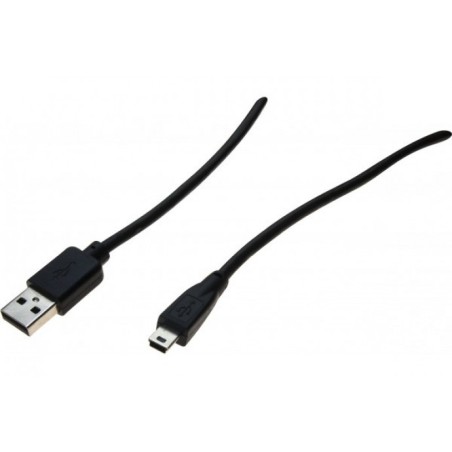 Cable USB2.0 A (M) vers MiniUSB Type-B 5 pins (M) 2.0M * 532517