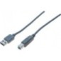 Cable USB2.0 Type-A (M) vers Type-B (M) 2.0M * 532100/532512