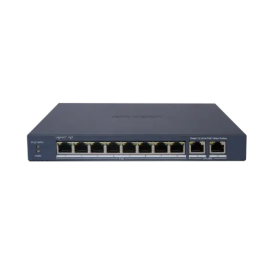 Hikvision Switch Smart managé 8 ports PoE + 2 uplinks Gigabit 60 W