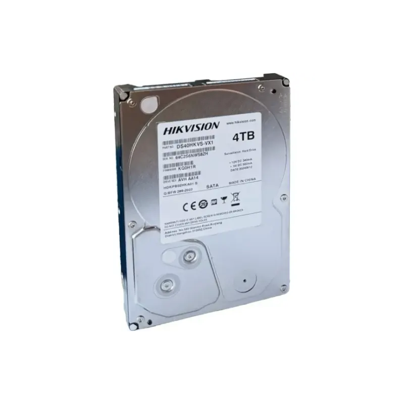 Hikvision Disque dur 4 To SATA 24/7 Vidéosurveillance