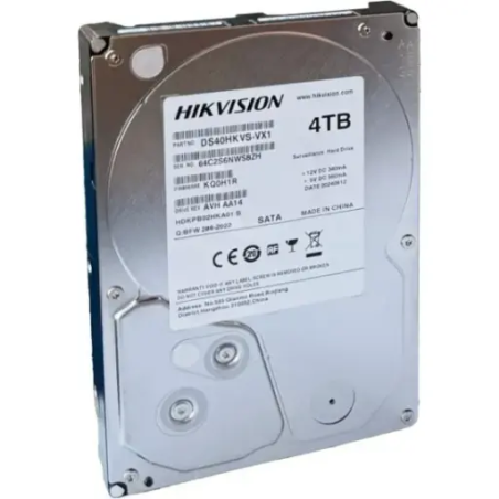 Hikvision Disque dur 4 To SATA 24/7 Vidéosurveillance