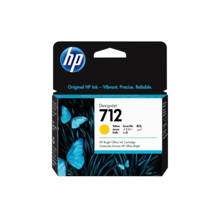 HP 712 29-ml Yellow DesignJet Ink Cartridge (MC50)