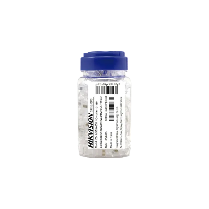 DS-1M6UA-15U Connecteurs RJ45 HIKVISION Cat.6, 100 pcs