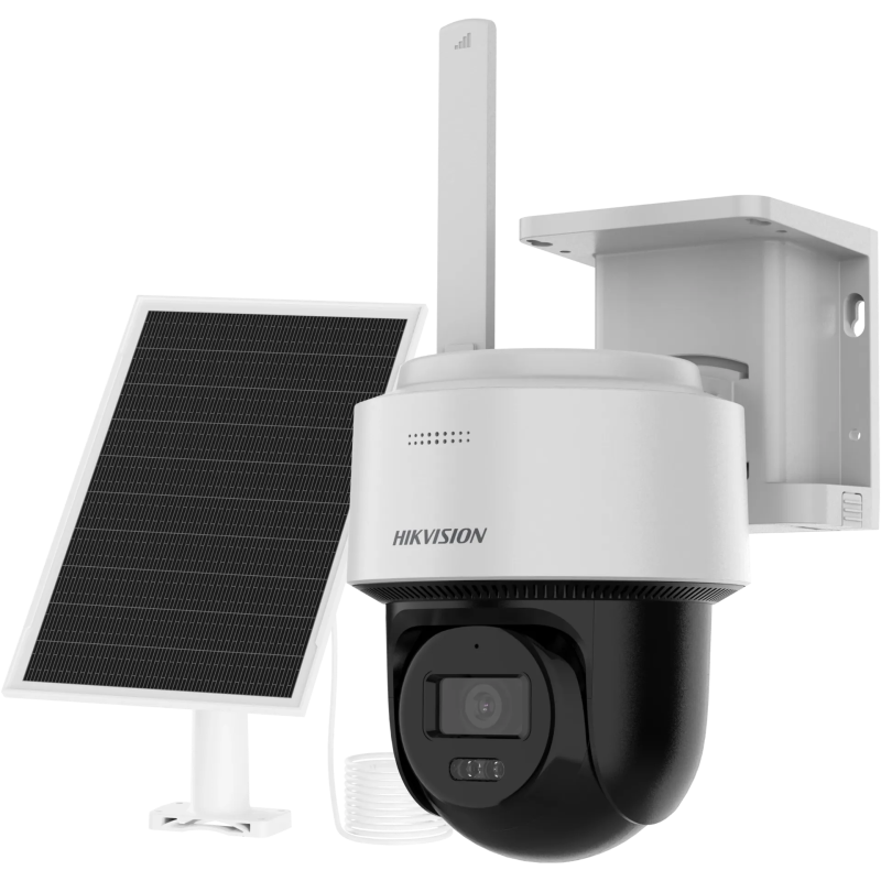 Hikvision Caméra solaire 4G DS-2CFSP4/4G - 4MP ColorVu/Smart Hybrid + AOV Always-On Video