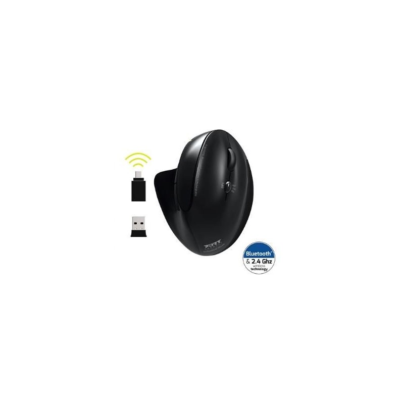 Souris professionnelle ergonomique rechargeable Conception ergonomique inclinée pour droitier Batterie rechargeable inté