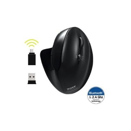 Souris professionnelle ergonomique rechargeable Conception ergonomique inclinée pour droitier Batterie rechargeable inté