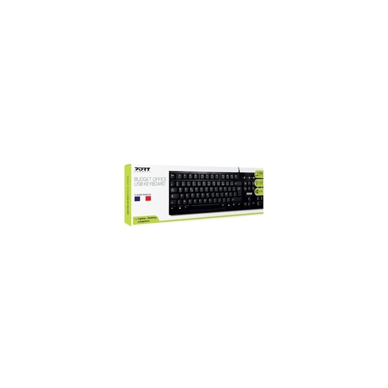 Clavier USB Office Pour ordinateurs portables et de bureau Connectivité USB Compatible avec Windows
