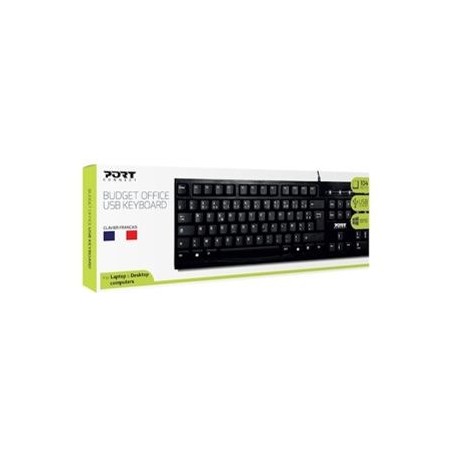 Clavier USB Office Pour ordinateurs portables et de bureau Connectivité USB Compatible avec Windows