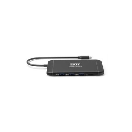 Station d'accueil de voyage universelle type C 1 écran vidéo HDMI ou VGA – Jusqu'à 4 K Fournit une distribution d'énergi