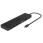 Station d’accueil de voyage USB Type C 1 x 4K Charge les ordinateurs portables (jusqu’à 60 W) et offre une vidéo, Ethern