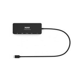 Station d'accueil de voyage universelle type C 1 écran vidéo HDMI ou VGA – Jusqu'à 4 K Fournit une distribution d'énergi