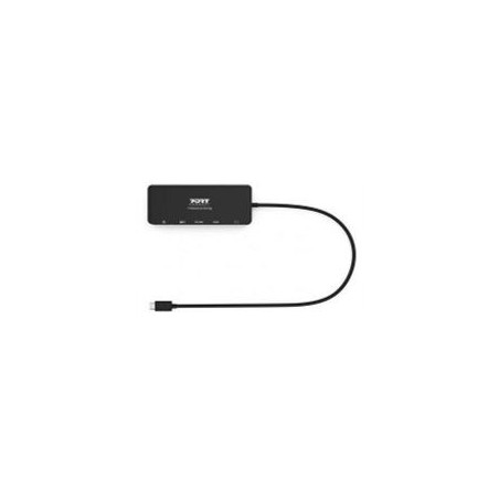 Station d'accueil de voyage universelle type C 1 écran vidéo HDMI ou VGA – Jusqu'à 4 K Fournit une distribution d'énergi