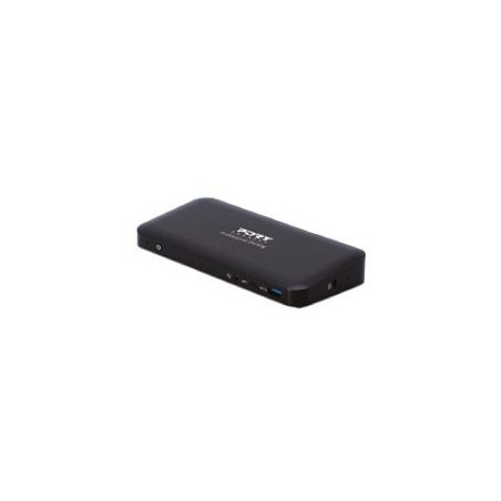 • USB-C connector to Notebook • 2x USB-A 3.1 Gen 2 10G supporting 1 BC 1.2 & Apple charge • 2x USB-C 3.1 Gen 2 10G suppo