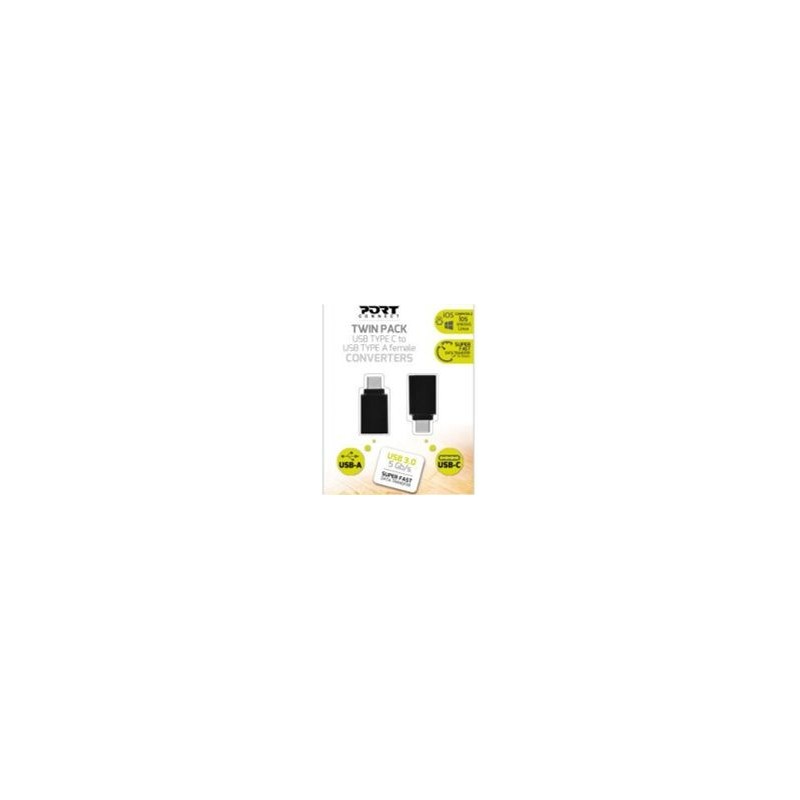 Convertisseur USB-C vers USB-A - Pack double Convertit un port USB-C en port USB-A Pack double : 2 convertisseurs inclus