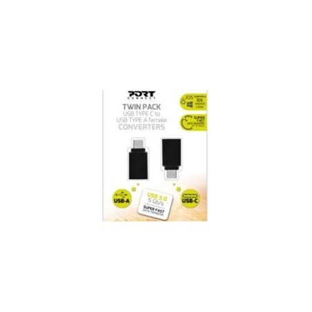 Convertisseur USB-C vers USB-A - Pack double Convertit un port USB-C en port USB-A Pack double : 2 convertisseurs inclus