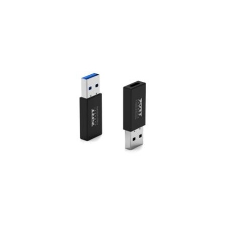 Convertisseur USB-A vers USB-C - Pack double Convertit un port USB-A en port USB-C Pack double : 2 convertisseurs inclus