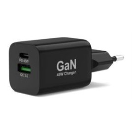 Chargeur GaN 45W - USB-C et USB-A Technologie au nitrure de gallium (GaN) : plus efficace, plus petite, plus légère et m