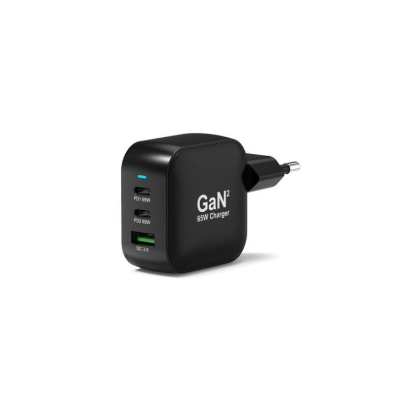 Technologie GaN : plus efficace, plus petit et moins consommateur d’énergie que les chargeurs standard 65W puissance tot