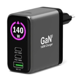 Technologie GaN2 : plus efficace, plus petit et moins énergivore que les chargeurs standard Écran OLED intelligent : aff
