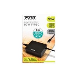 Adaptateur secteur universel de type C 90 W Pour MacBook, ordinateurs portables, tablettes et smartphones jusqu'à 90 W C