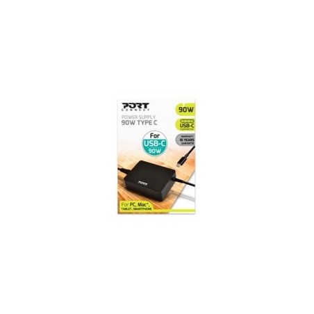 Adaptateur secteur universel de type C 90 W Pour MacBook, ordinateurs portables, tablettes et smartphones jusqu'à 90 W C