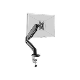 Bras pour moniteur de bureau à écran unique - Noir Compatible avec écran jusqu’à 32’’ Fixation pour support de bureau /