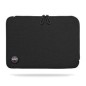 Trendy Cotton Neoprene Laptop Sleeve L-shaped opening for easy access Stretchy cotton neoprene material for optimal fit