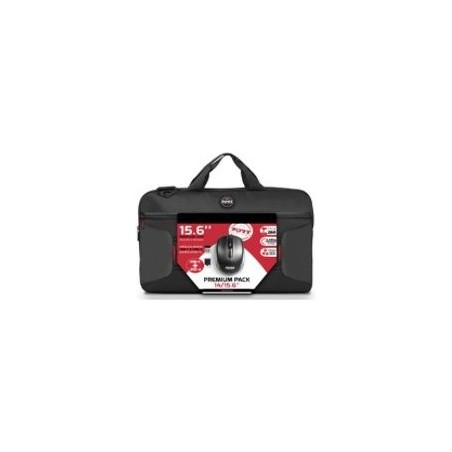 Le Bundle PREMIUM se compose d’une sacoche pour ordinateur portable et d’une souris sans fil. La sacoche est compacte e