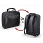 Étui convertible pour ordinateur portable et dos Format convertible : sac à dos ou valise Compartiment rembourré pour